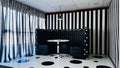 Black & White Vintage Studio Rental Dallas | 80s Polka Dot Editorial Set (DFW)